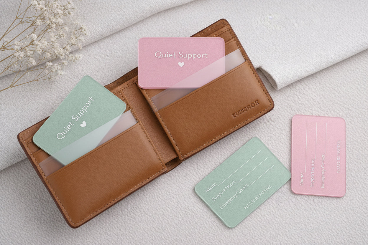 Personalised Quiet Support Card