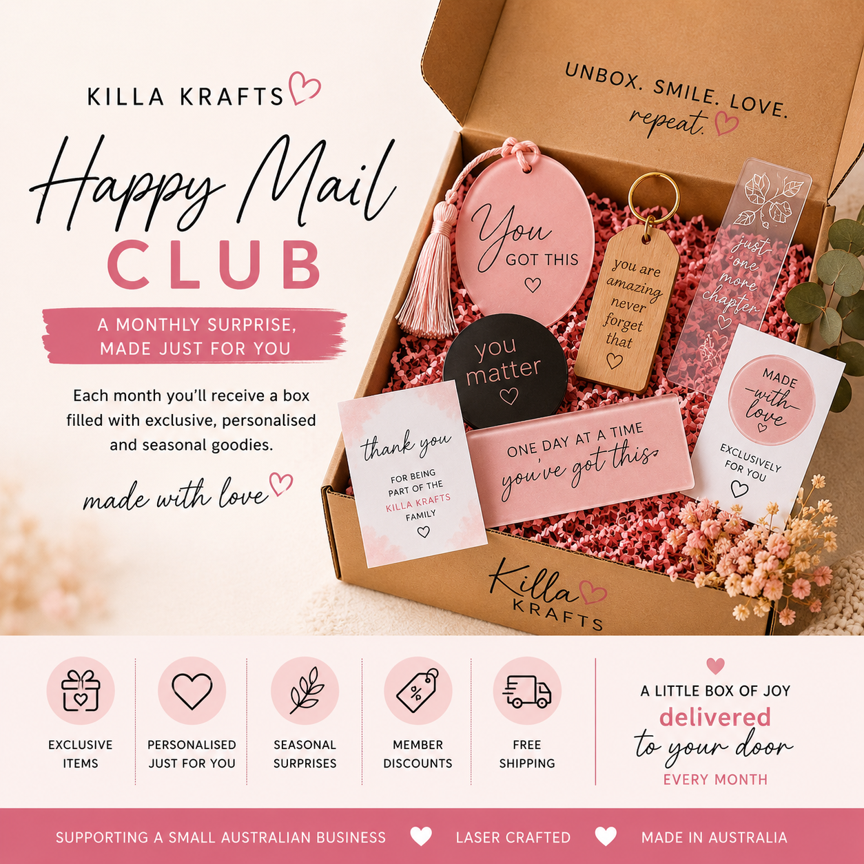 Killa Krafts Happy Mail Mystery Box