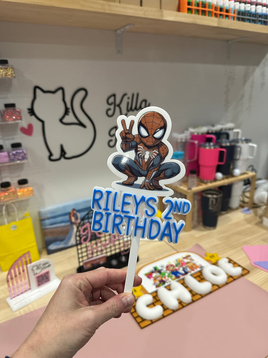 Cake Topper with Image