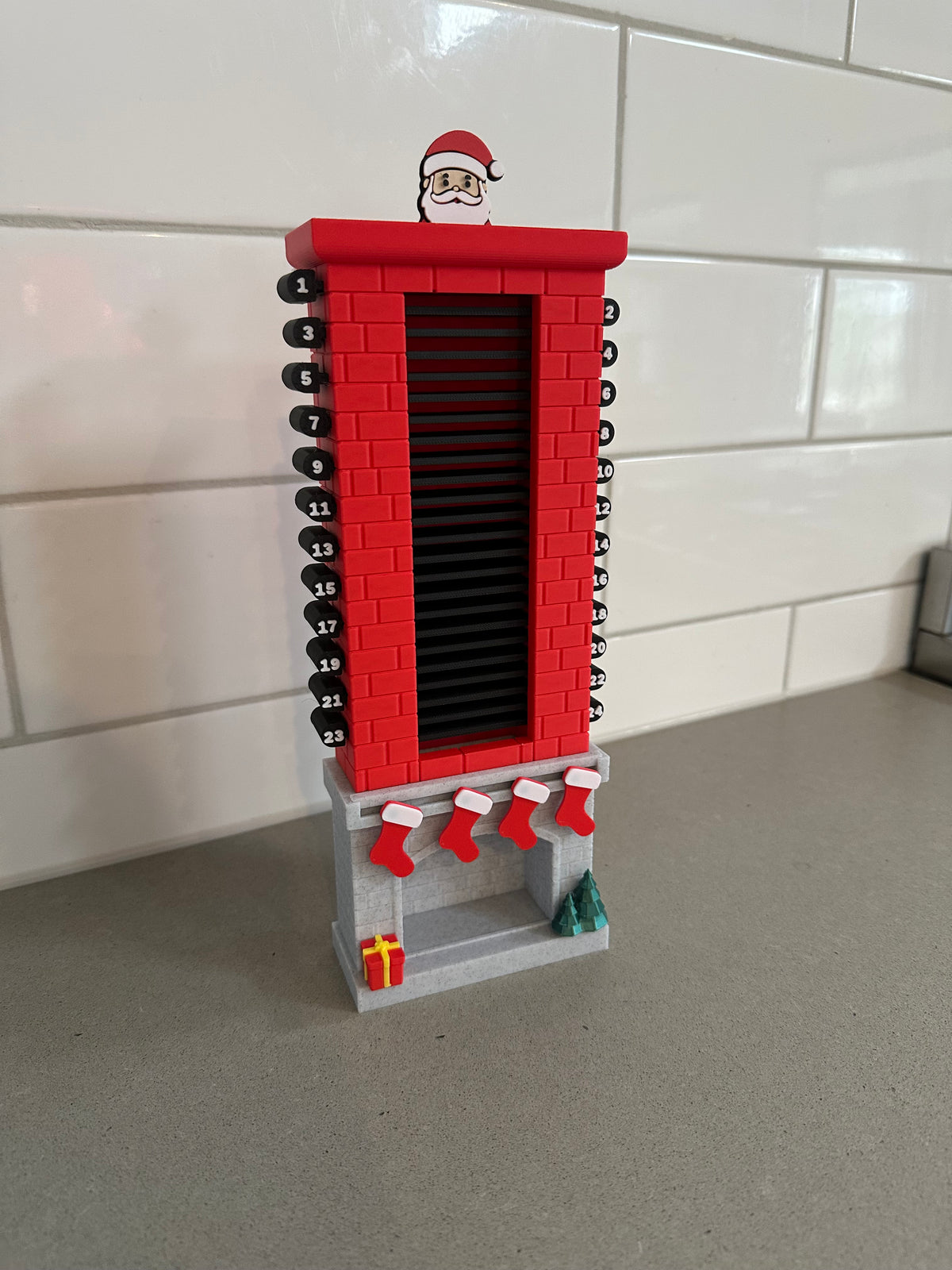 Santa’s Chimney Christmas Countdown – 3D Printed Advent Calendar