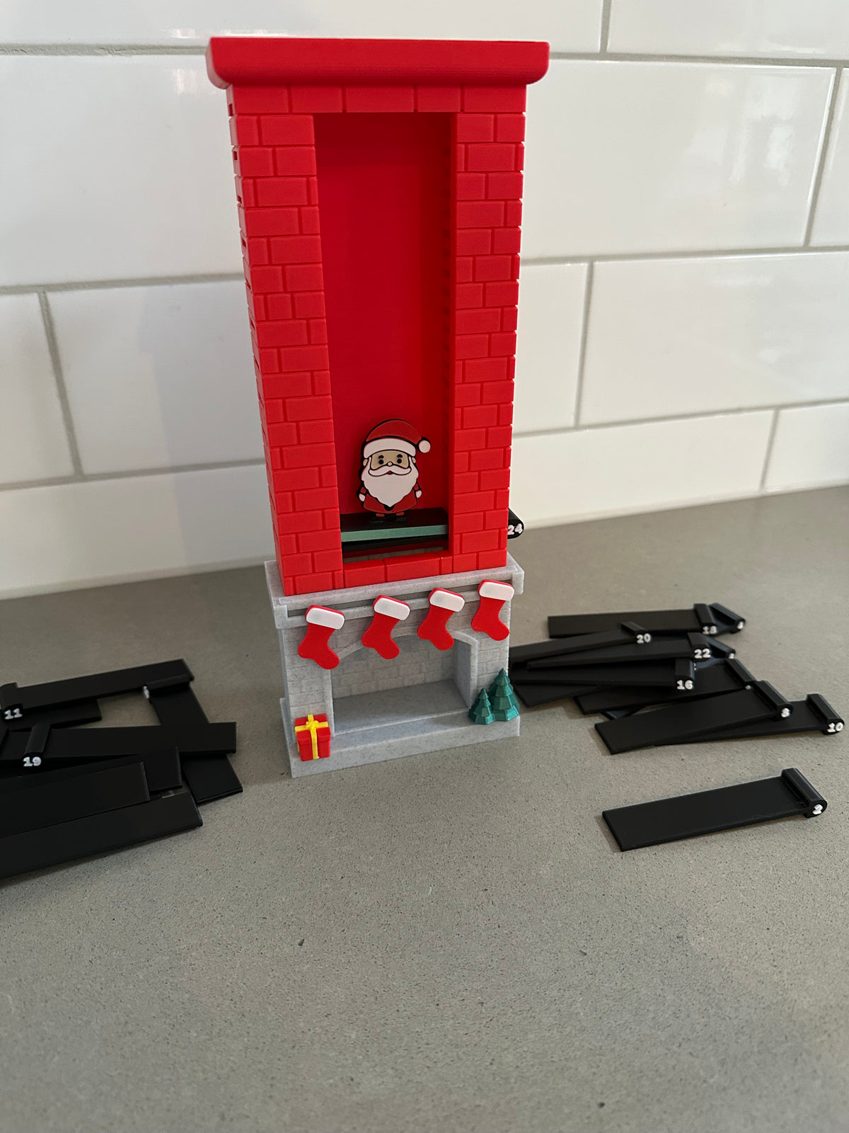Santa’s Chimney Christmas Countdown – 3D Printed Advent Calendar
