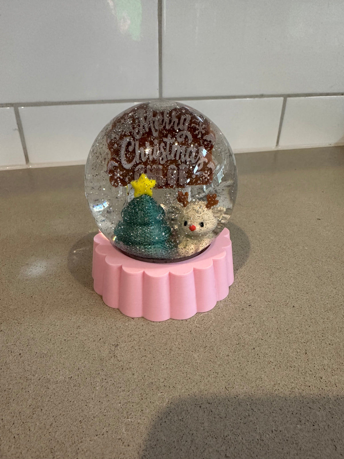 Personalised Christmas Snow Globe