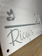 Personalised Acrylic House Address Sign