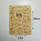 Wooden Safari Animal Puzzle