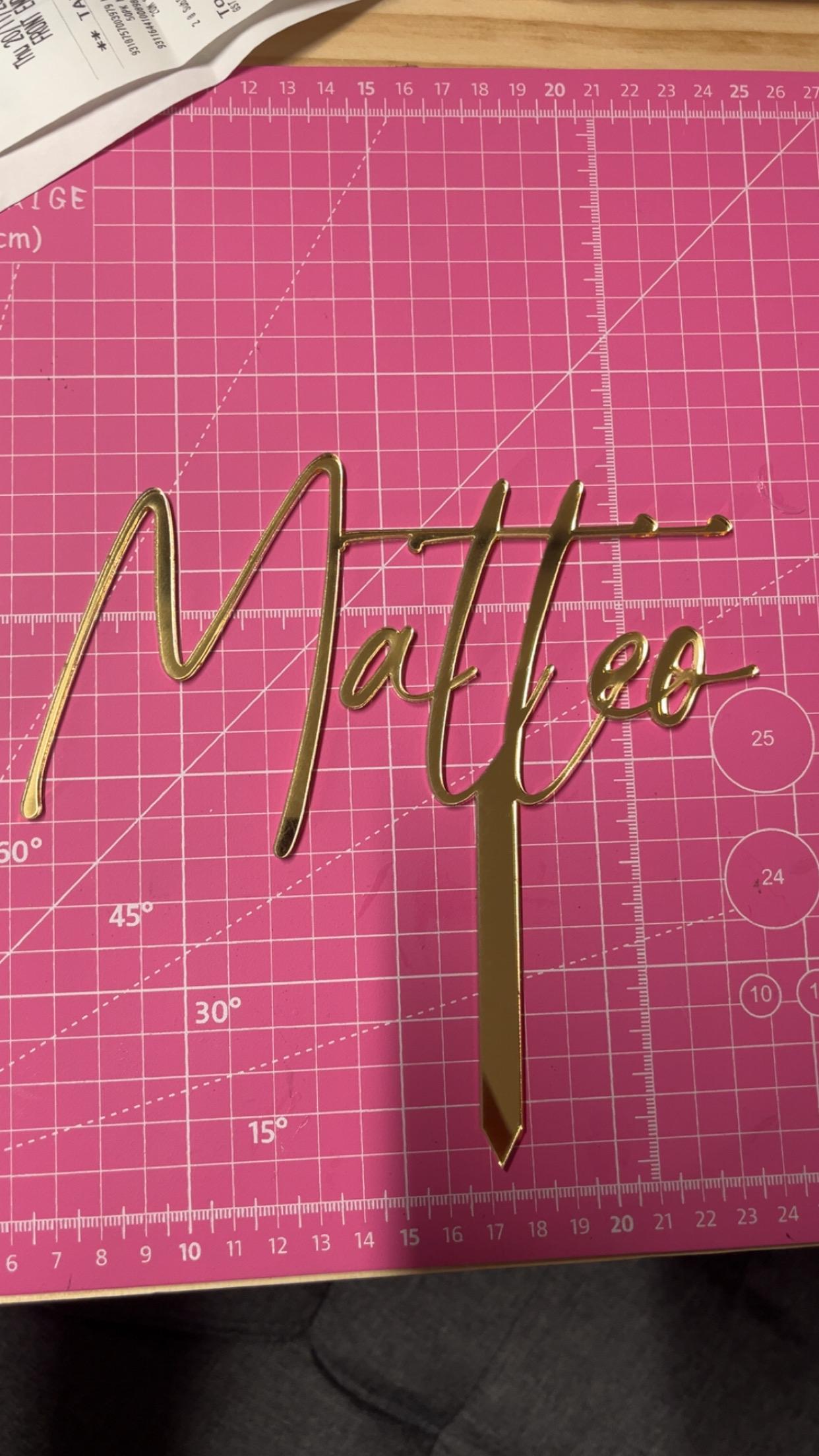 Baptism Christening 3 Piece Cake Topper Set