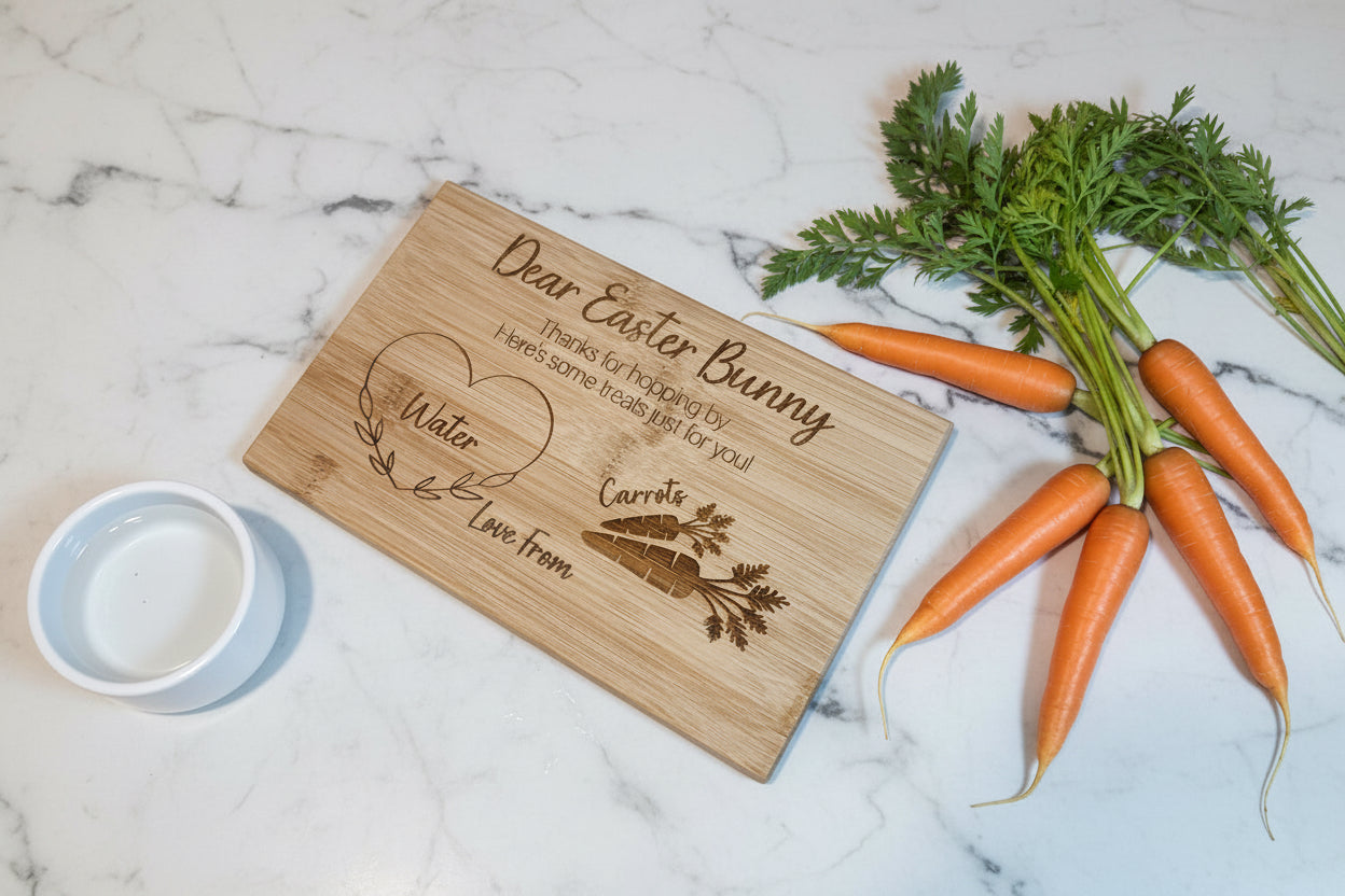 Personalised Easter Bunny Treat Board
