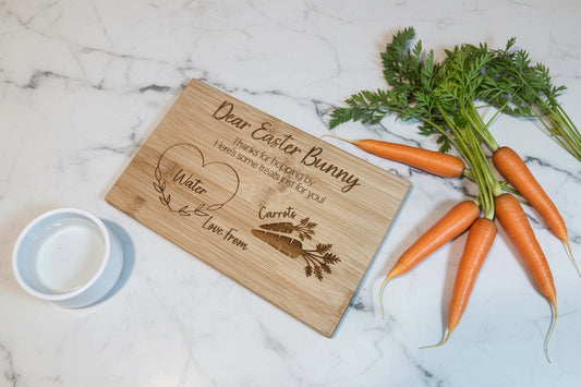 Personalised Easter Bunny Treat Board