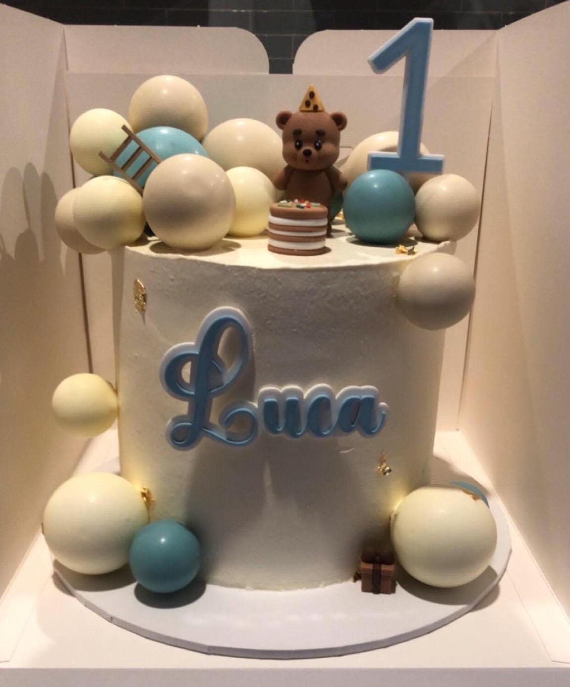 Two Pack Cake Topper Set - Name and Number