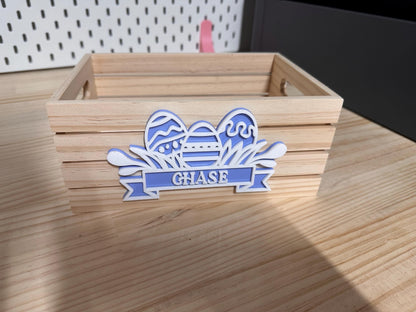 Personalised Easter Box with Crate Included