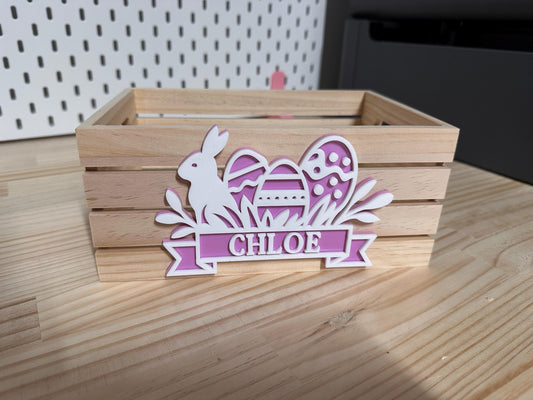 Personalised Easter Box with Crate Included