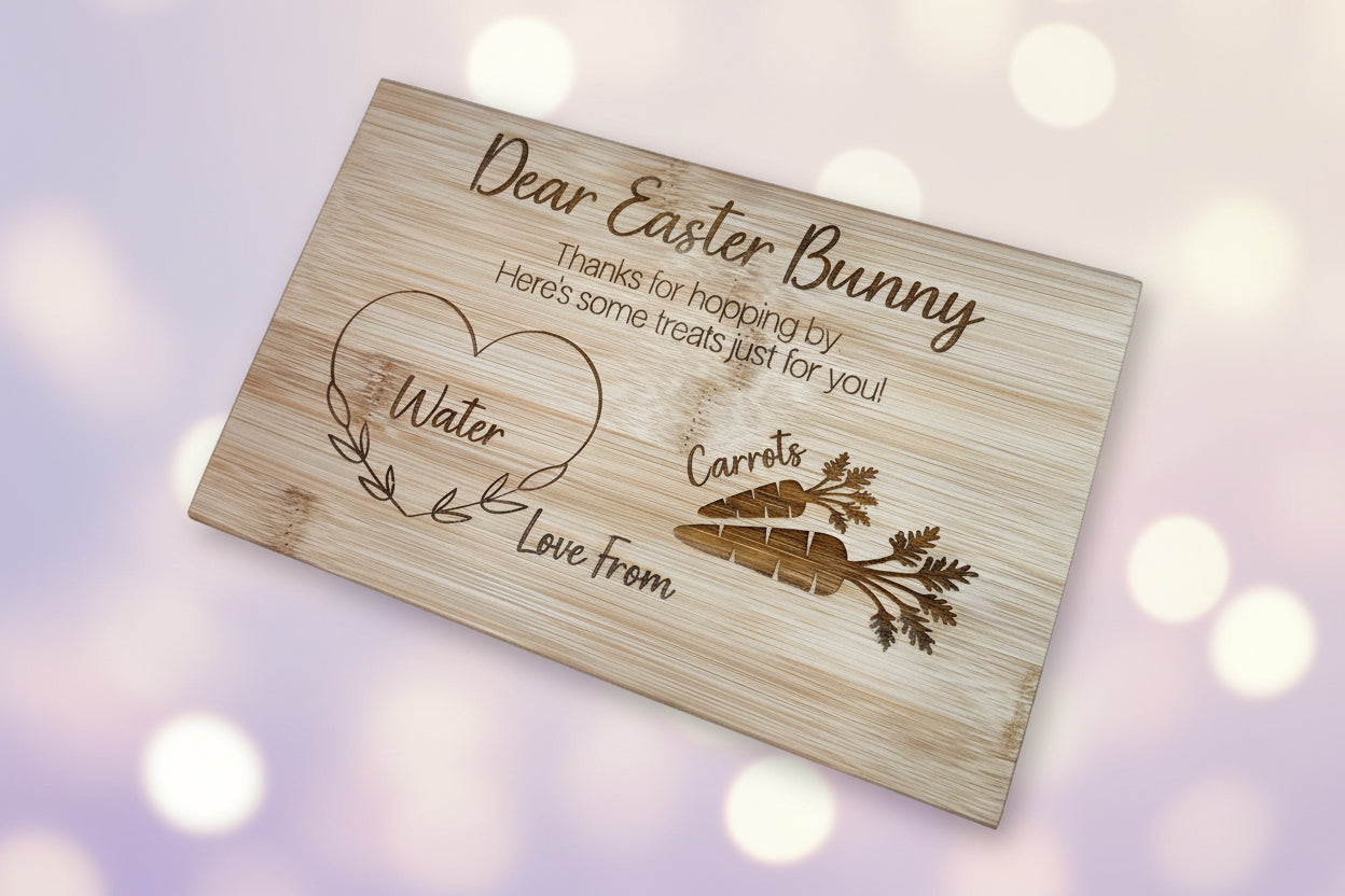 Personalised Easter Bunny Treat Board