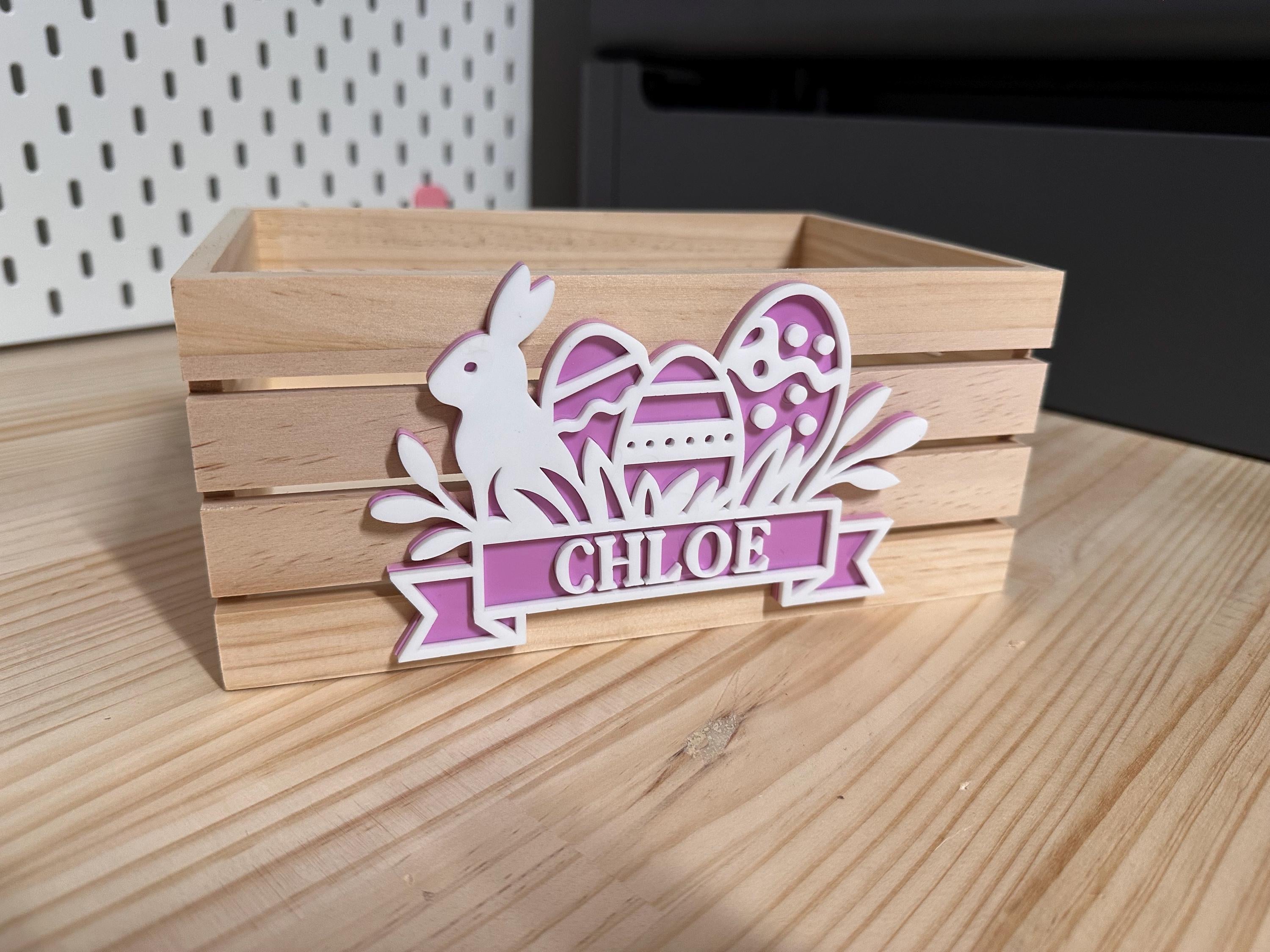 Personalised Easter Box with Crate Included