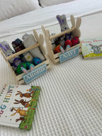 Personalised Easter Bunny Crate with Name Plaque