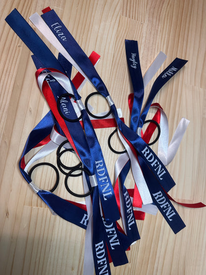 Personalised Hair Tie Ribbons