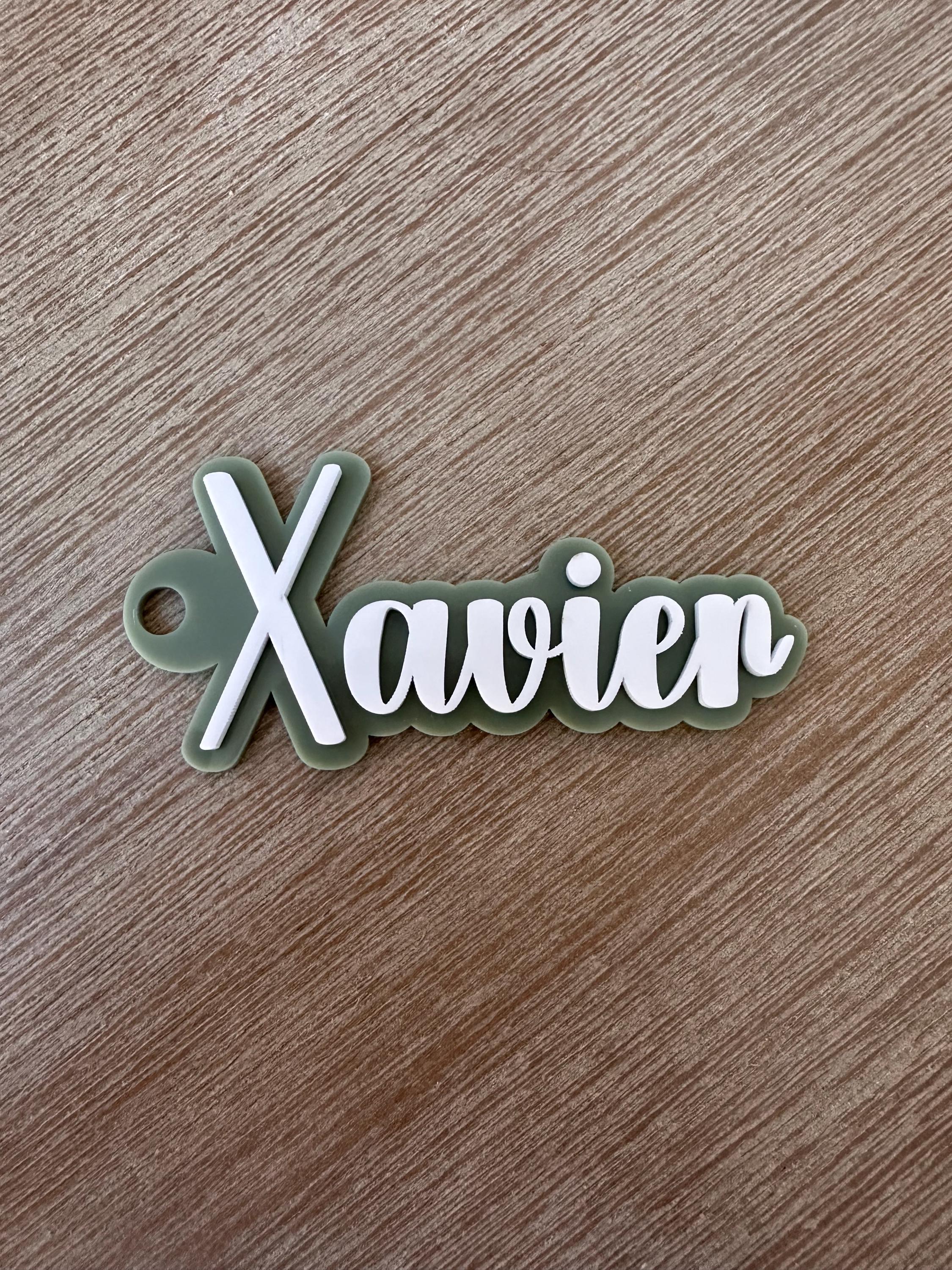 Personalized Acrylic Name Keychain