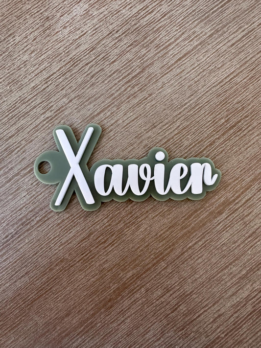 Personalized Acrylic Name Keychain