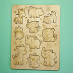 Wooden Safari Animal Puzzle