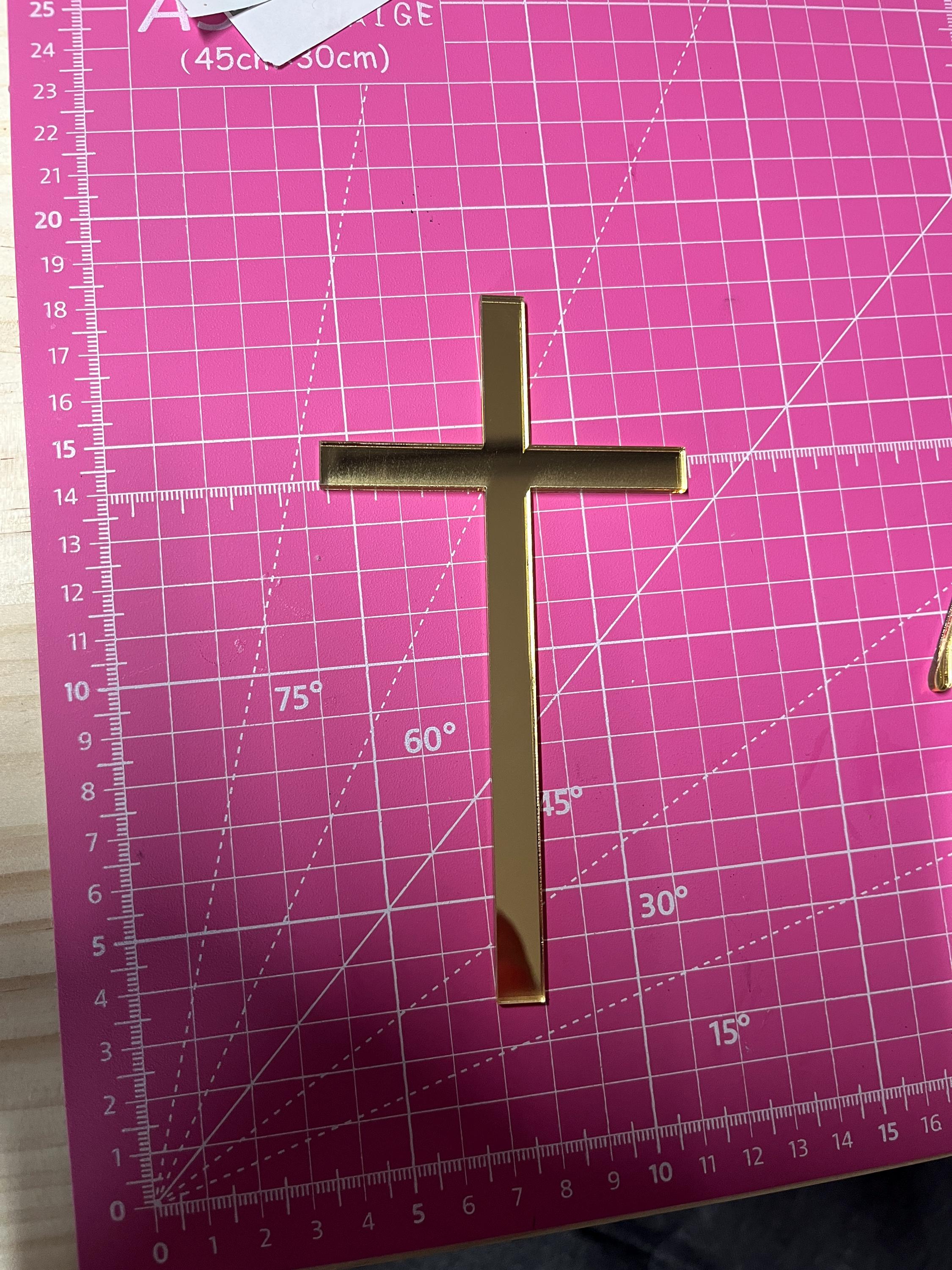 Baptism Christening 3 Piece Cake Topper Set