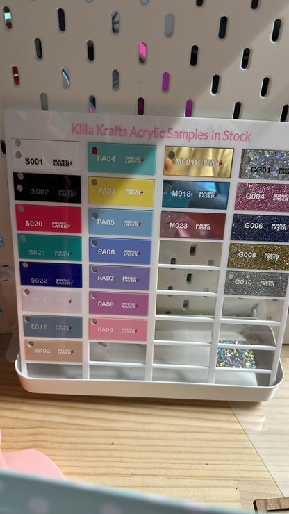 Medium Acrylic Personalised Cubby House Sign