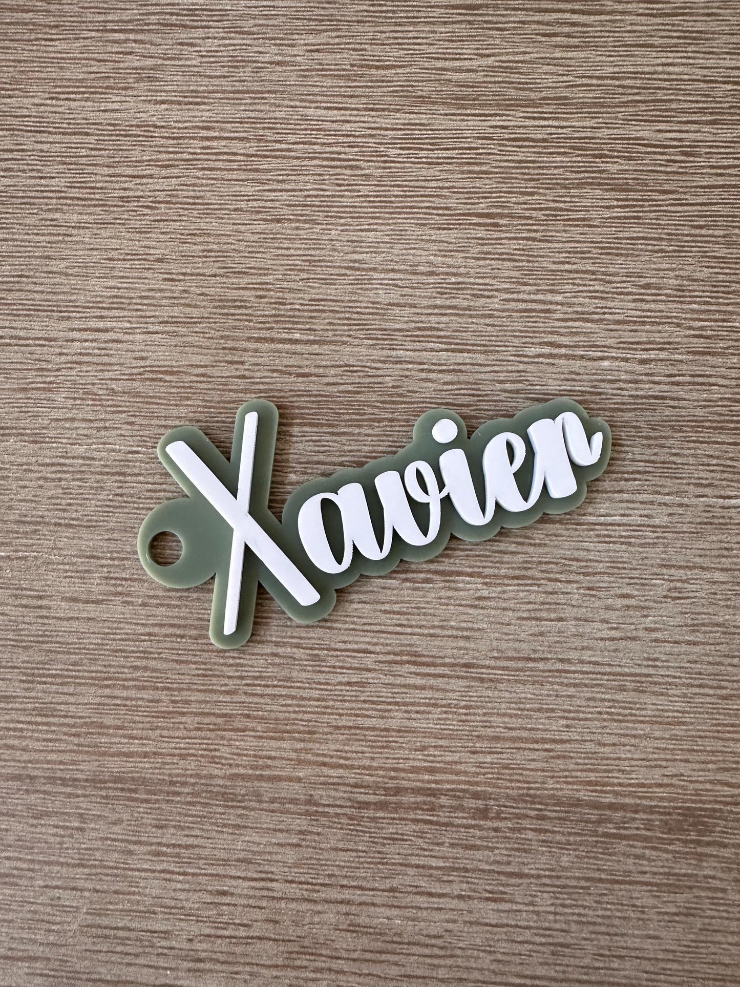 Personalized Acrylic Name Keychain