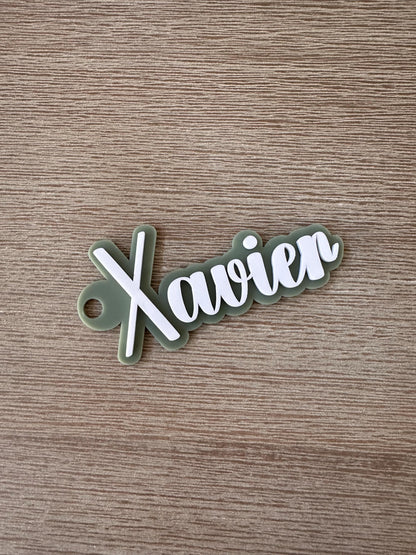 Personalized Acrylic Name Keychain