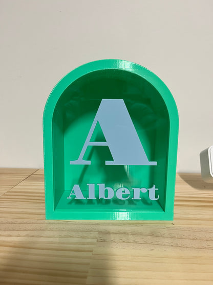 Personalised Arch Money Box