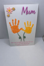 Custom Mother's Day Keep Sake of Children's Handprints
