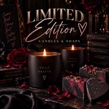 Killa Krafts Limited Edition Engraved Candle – 385g 60+ Hours