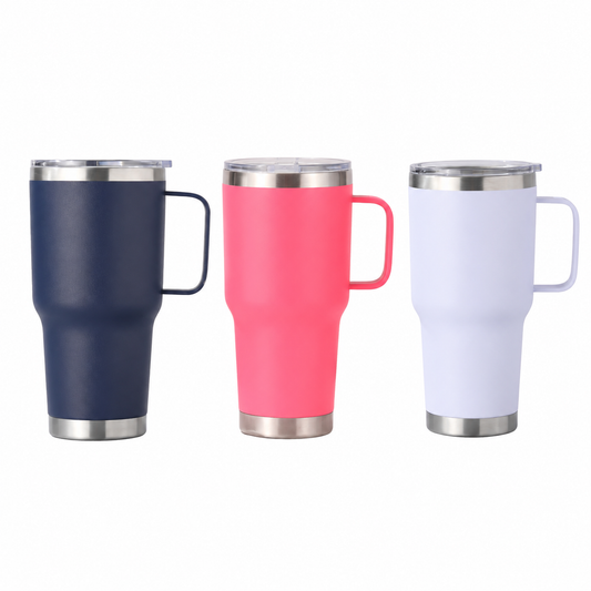 30oz Personalised Insulated Tumbler with Handle