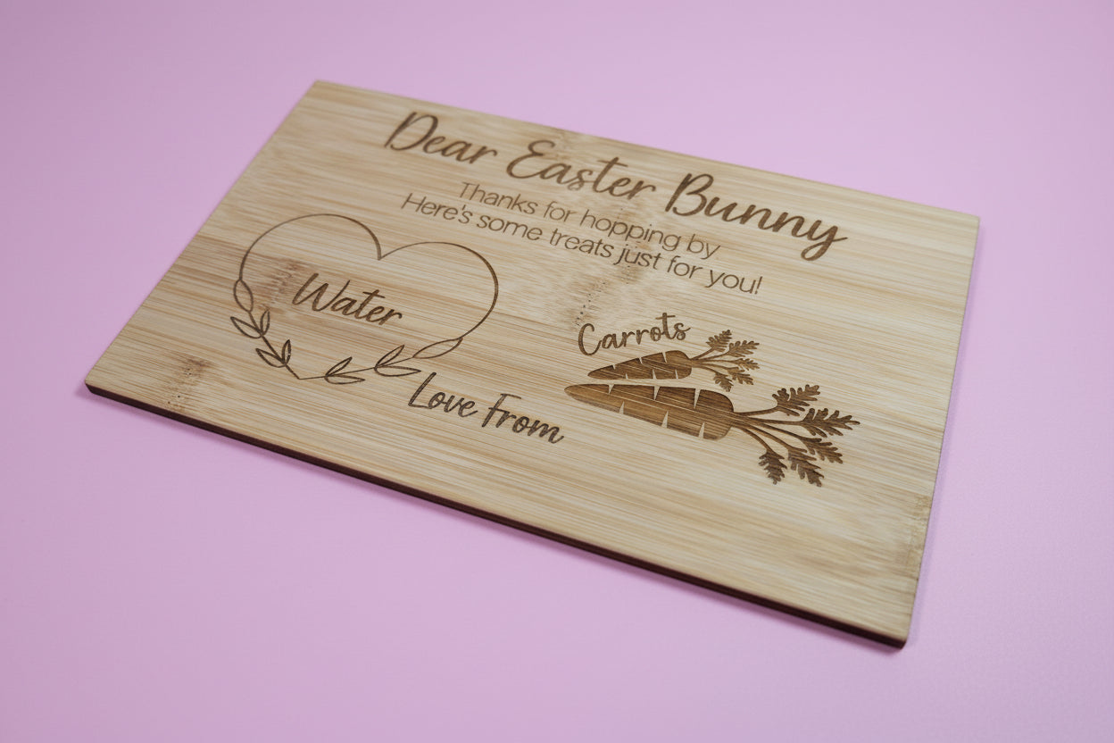 Personalised Easter Bunny Treat Board