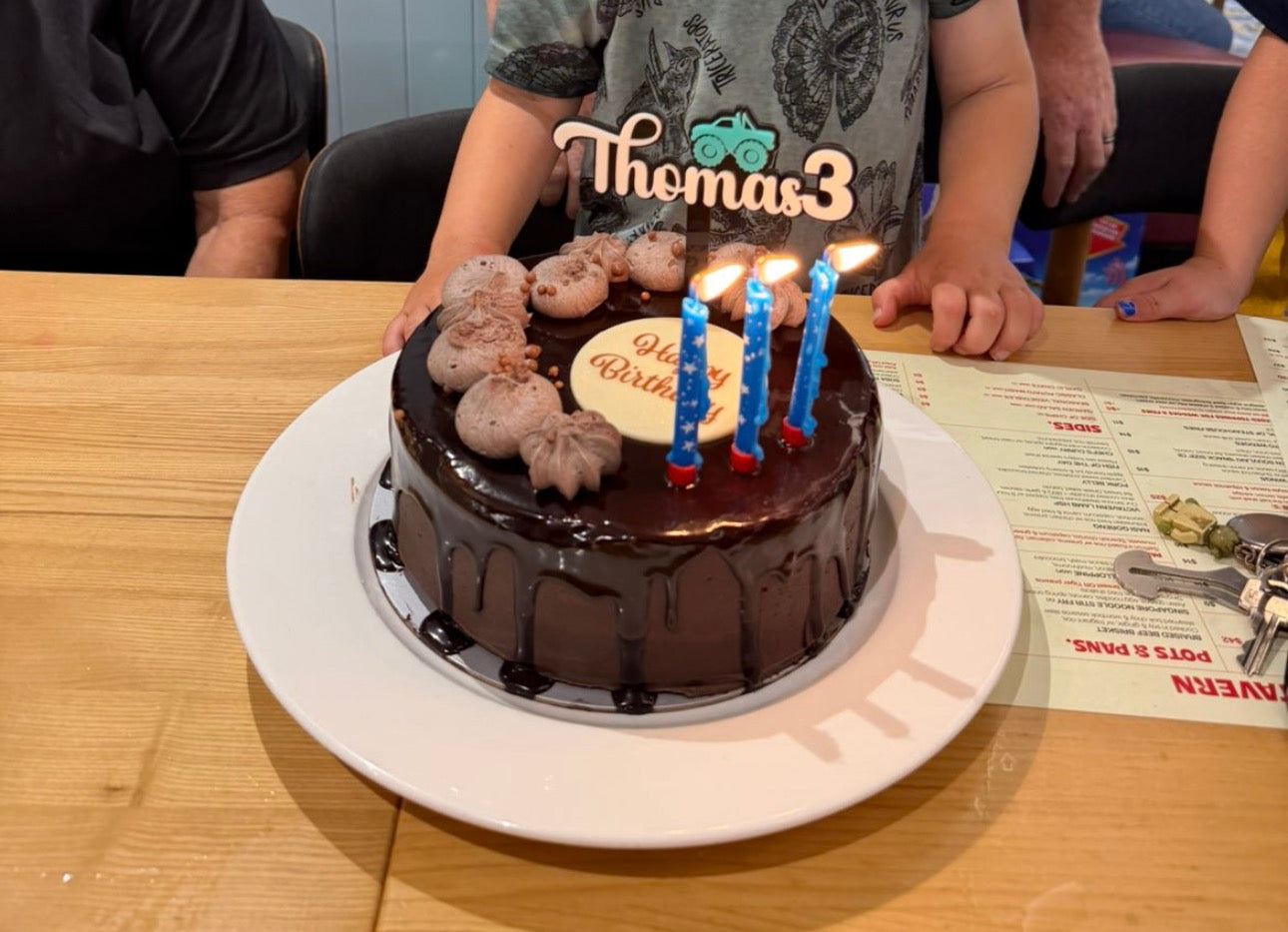 Personalised Monster Truck Cake Topper