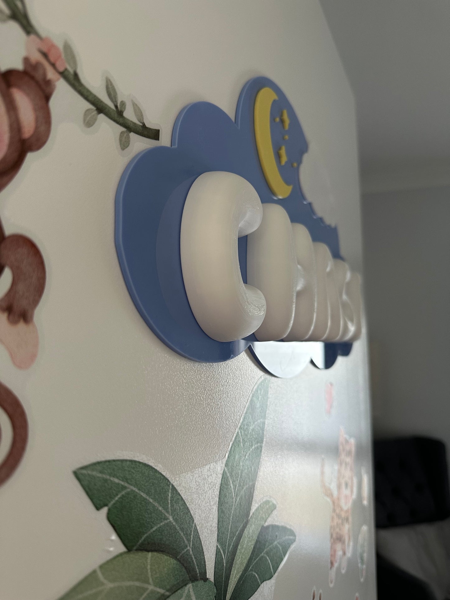 Personalised Cloud Name Sign with 3D Bubble Letters - FREE SHIPPING AUS