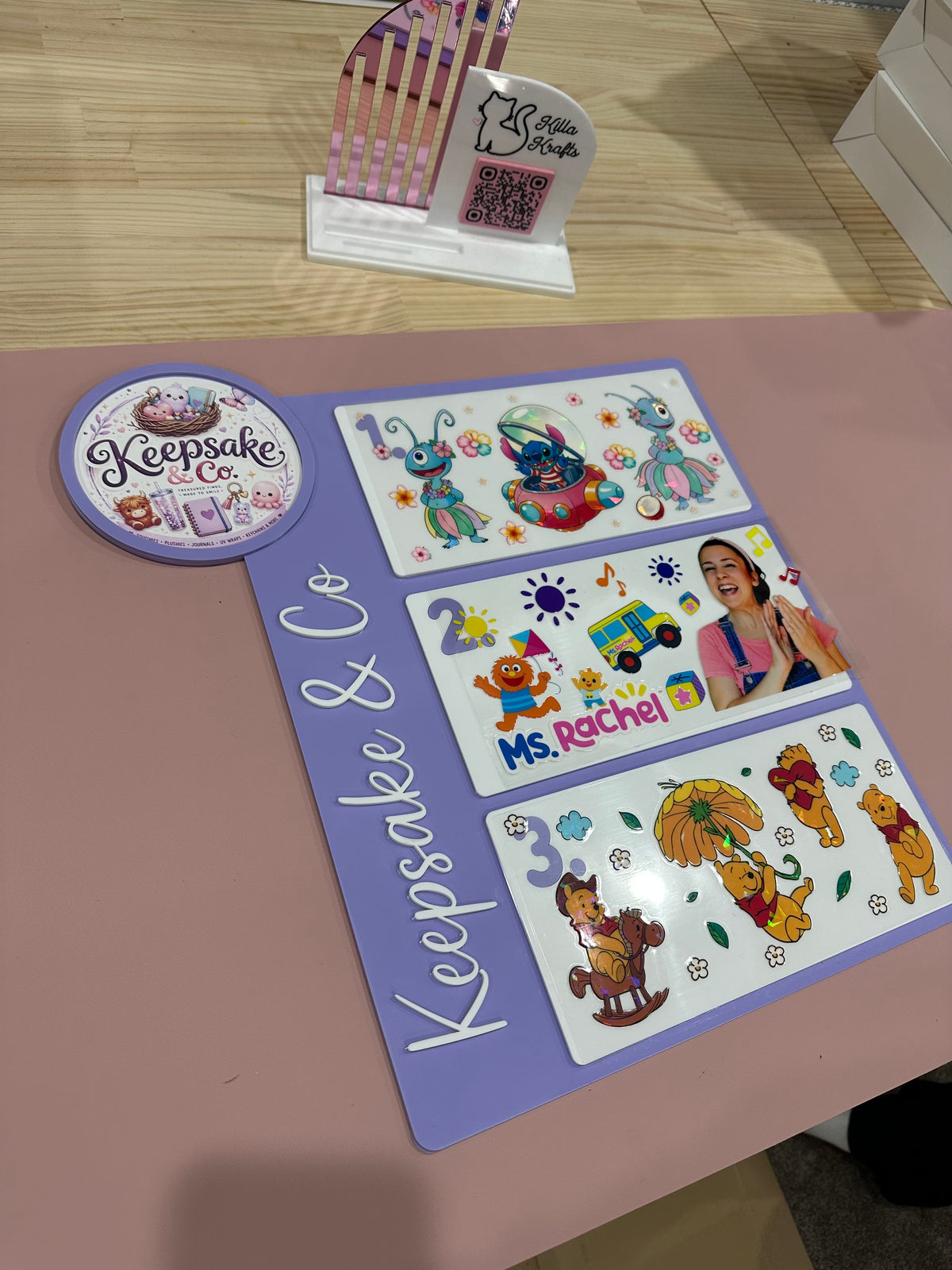 Custom 16oz UV DTF Wrap Display Board | Personalised Business Logo & Branding