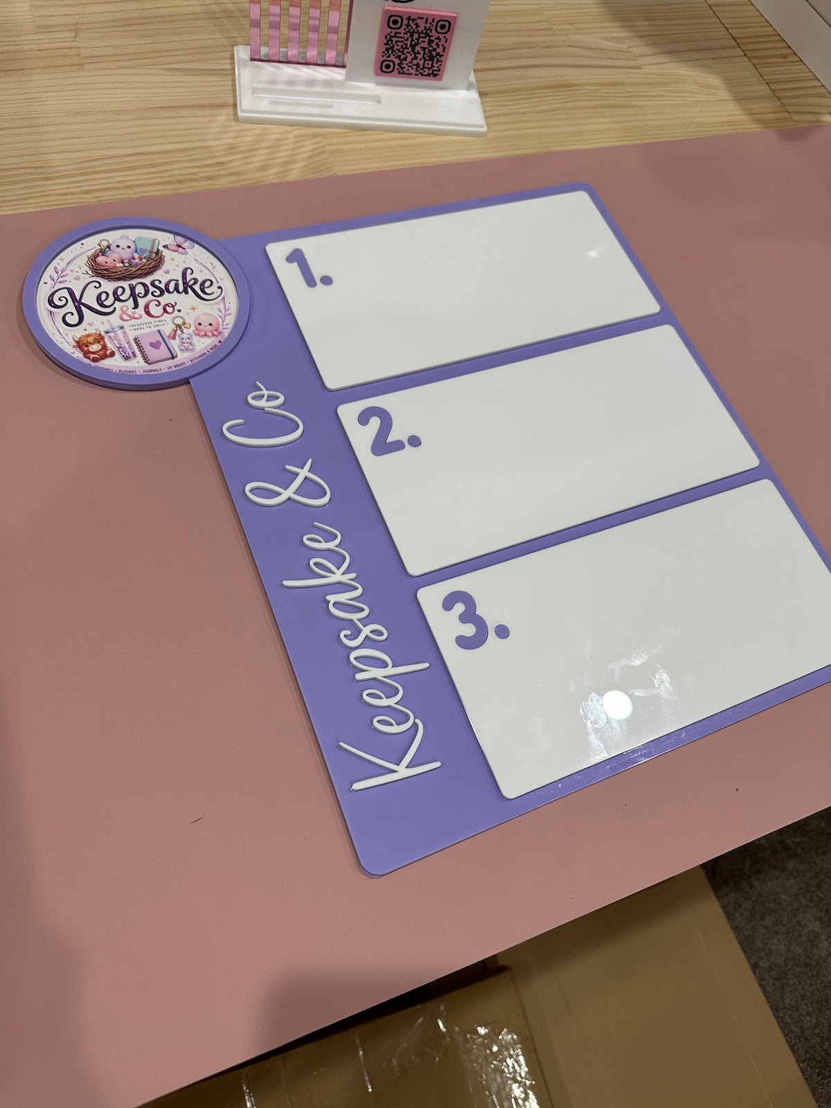 Custom 16oz UV DTF Wrap Display Board | Personalised Business Logo & Branding