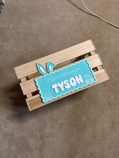 Personalised Easter Box with Extra Large Crate Included