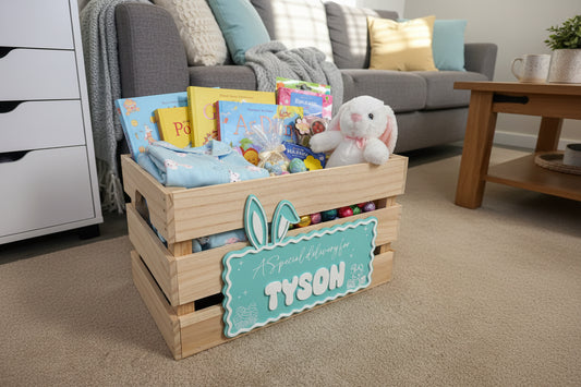 Personalised Easter Box with Extra Large Crate Included