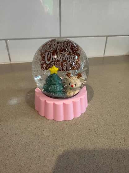 Personalised Christmas Snow Globe