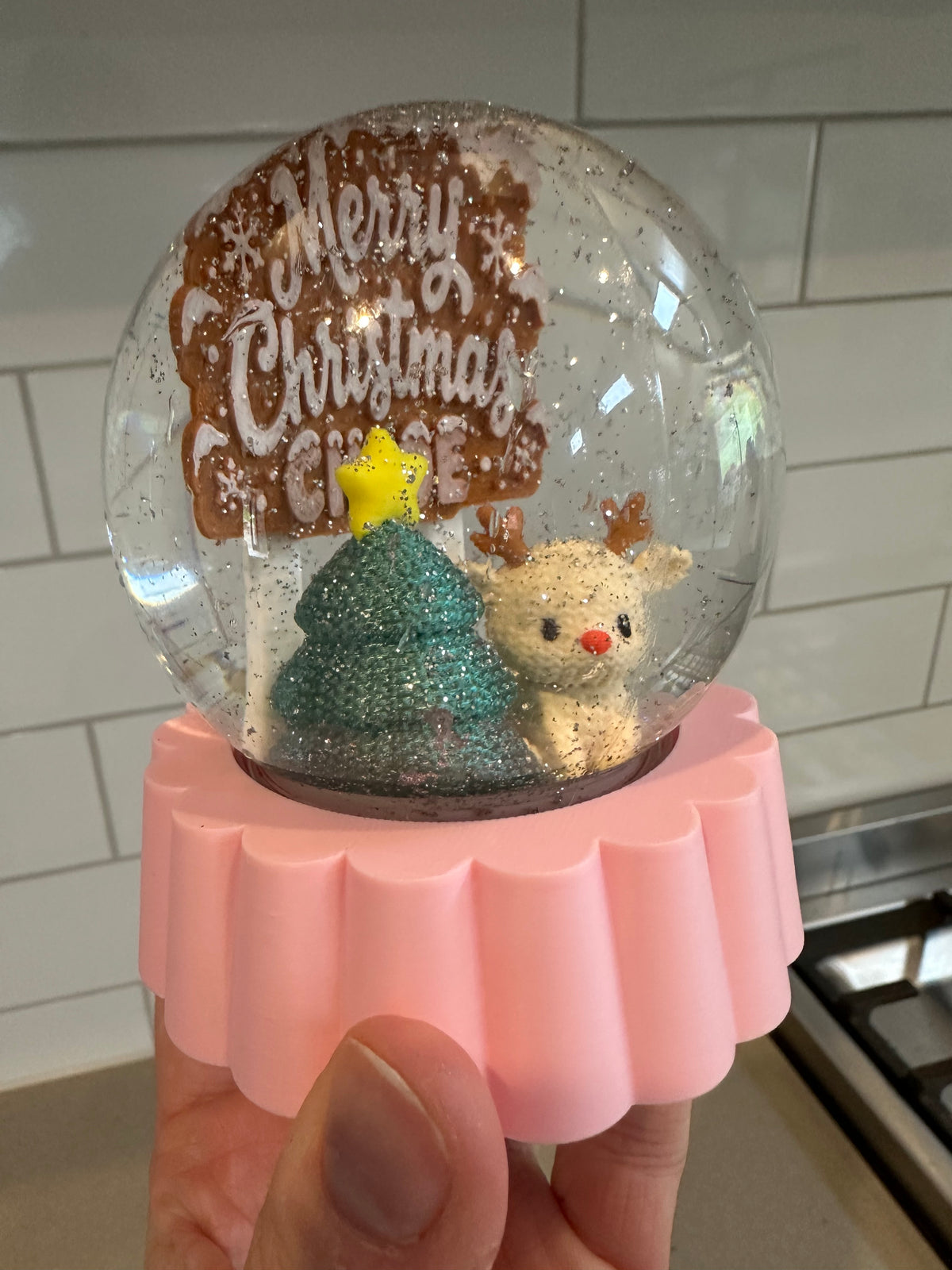 Personalised Christmas Snow Globe