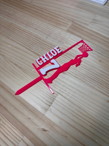 Girls Sports Cake Topper