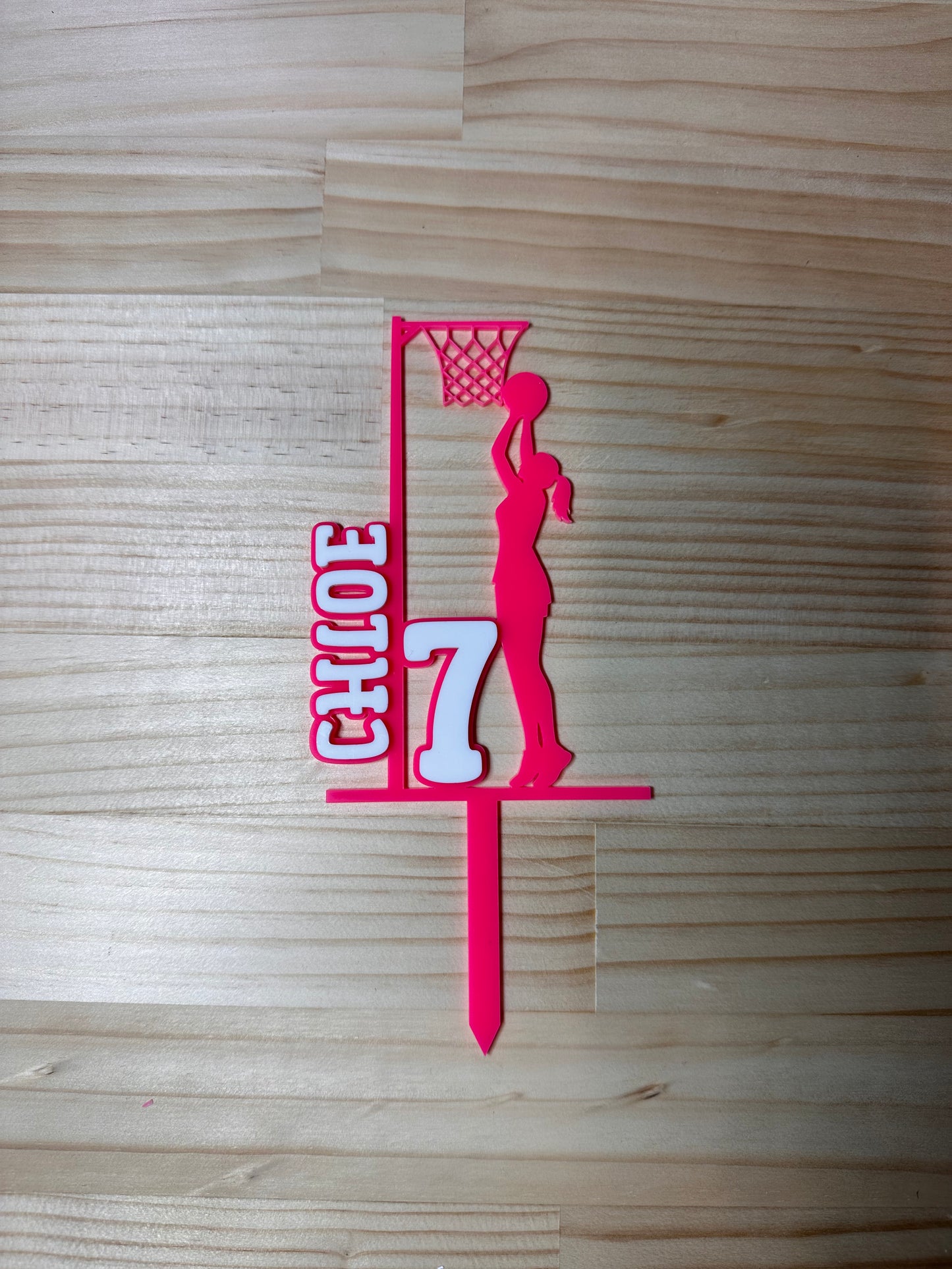 Girls Sports Cake Topper