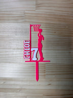Personalised Netball Cake Topper