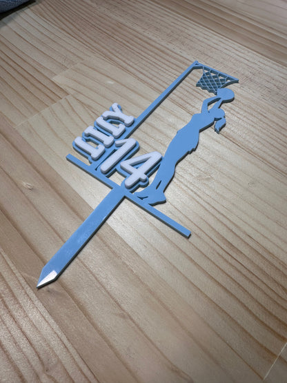 Girls Sports Cake Topper
