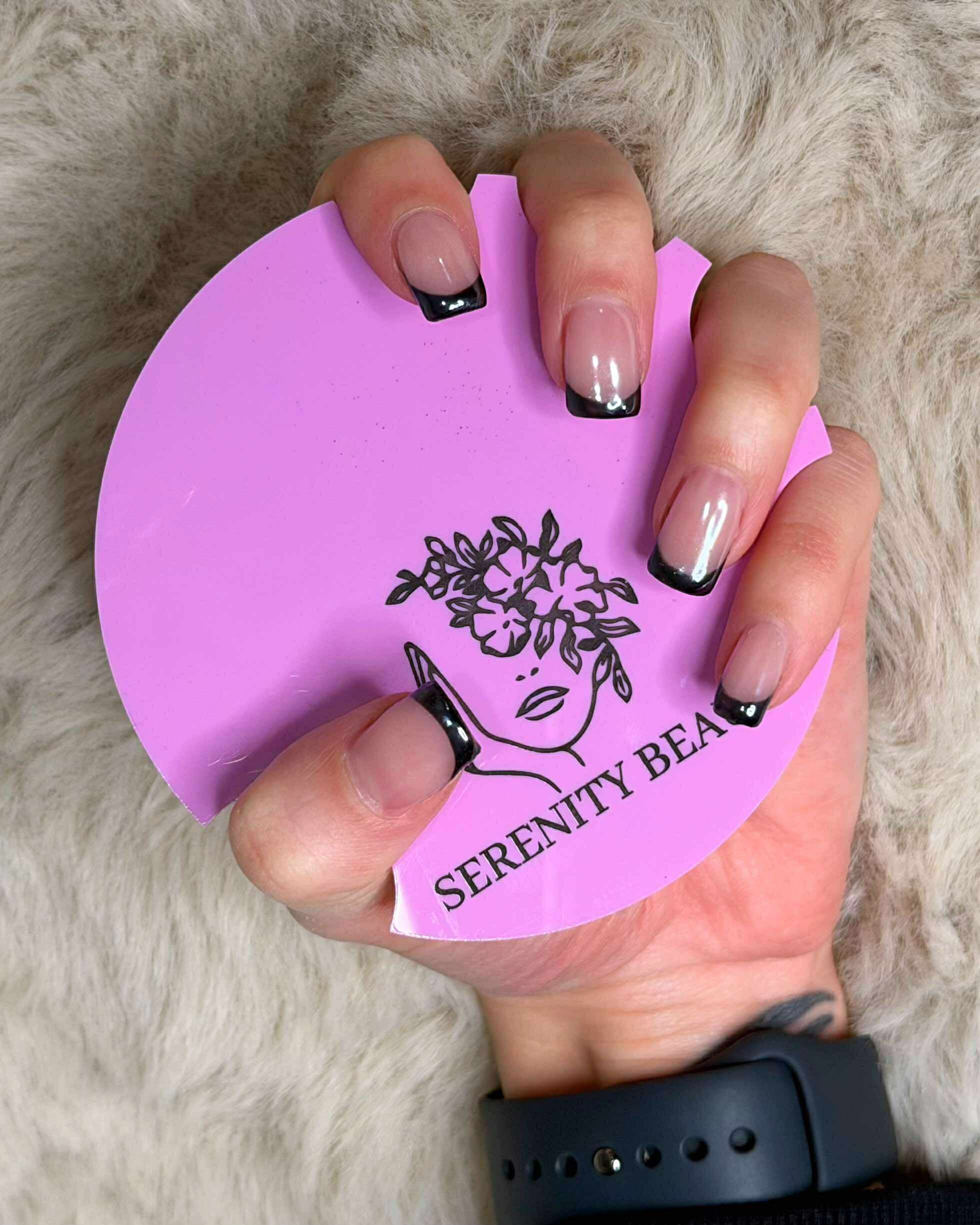 Custom Nail Photo Prop with Logo