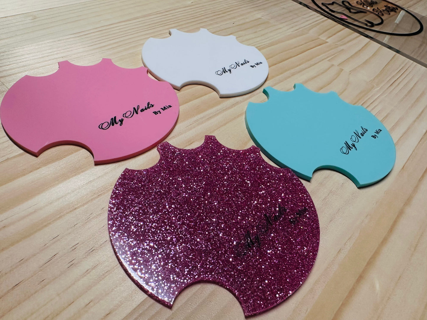 Custom Nail Photo Prop with Logo