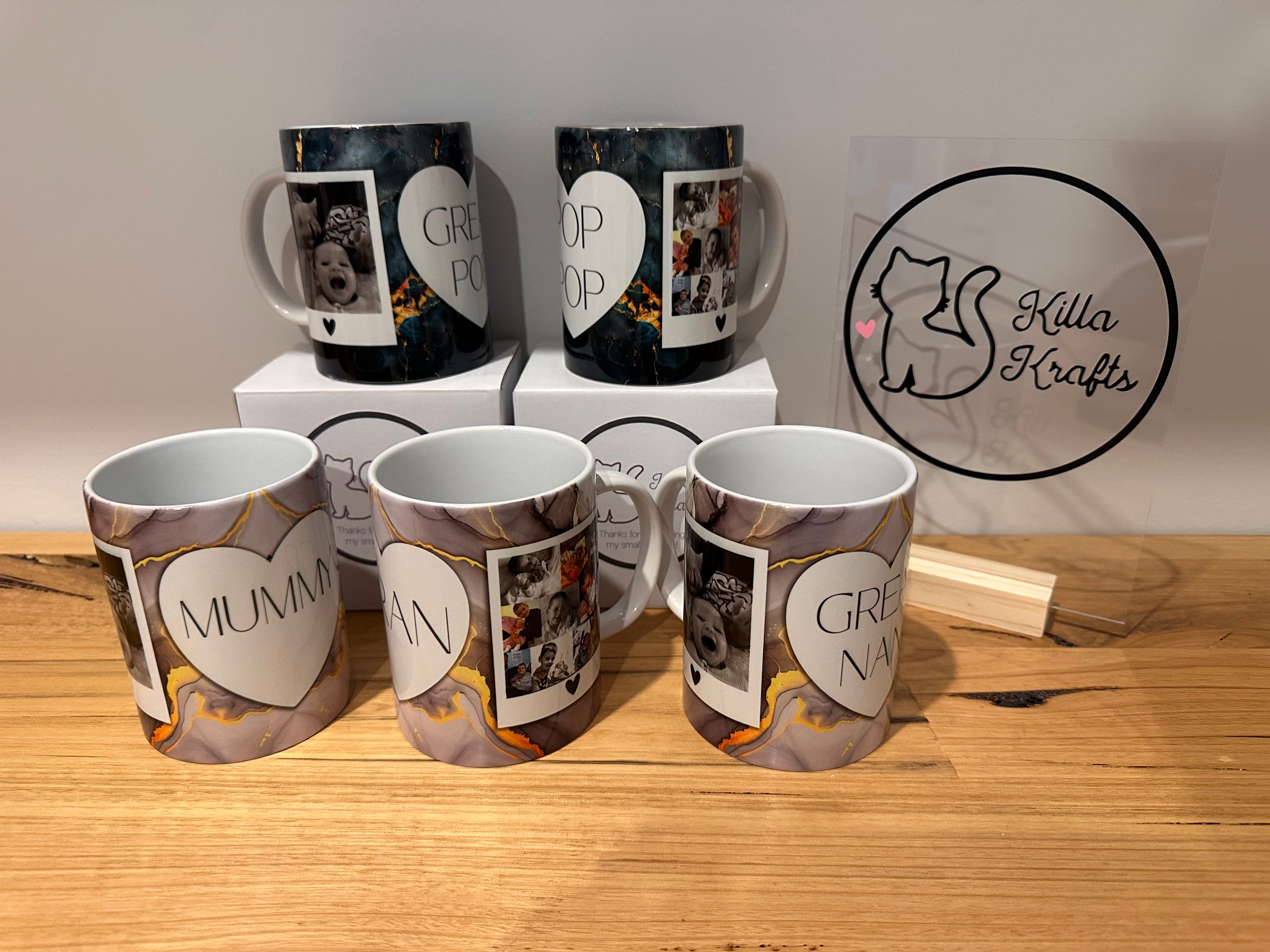 Custom Photo Mugs