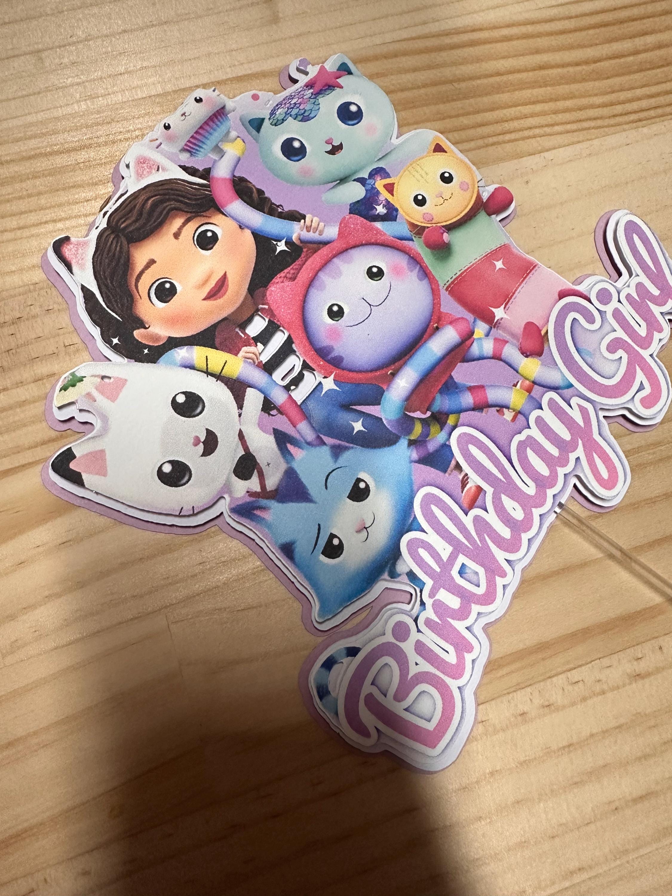 Gabby's Dollhouse Birthday Girl Cake Topper