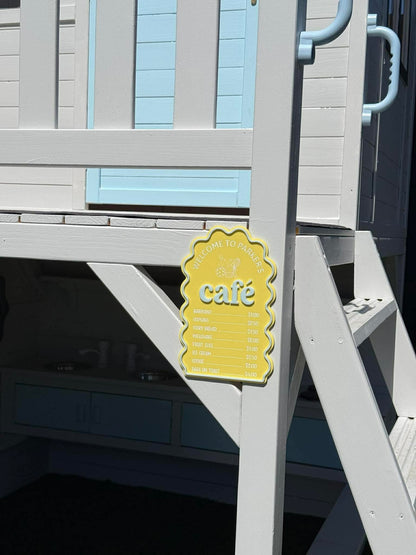 Custom Kids Café Menu Board