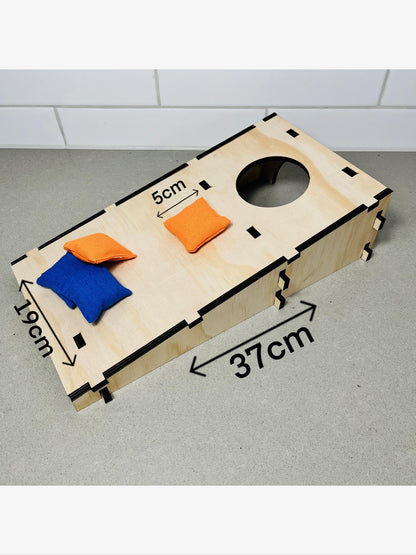 Mini Wooden Cornhole Game