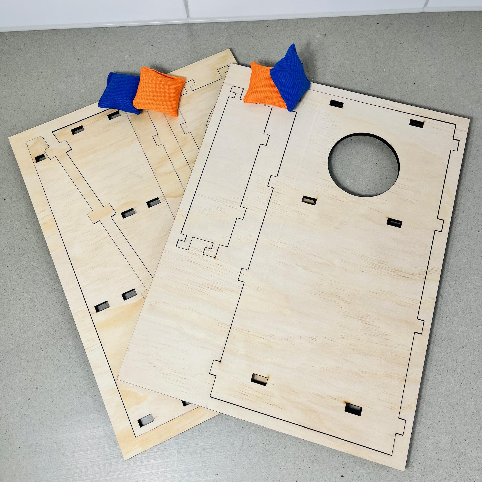Mini Wooden Cornhole Game