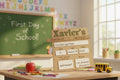 Personalised Timber First & Last Day of School Board